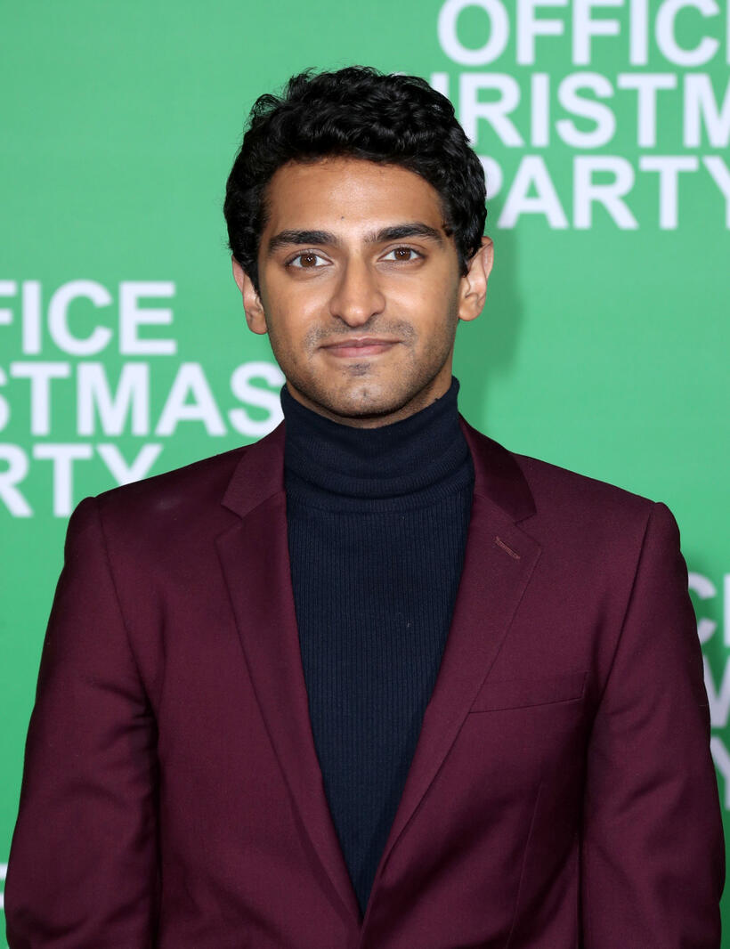 Karan Soni at the California premiere of "Office Christmas Party."