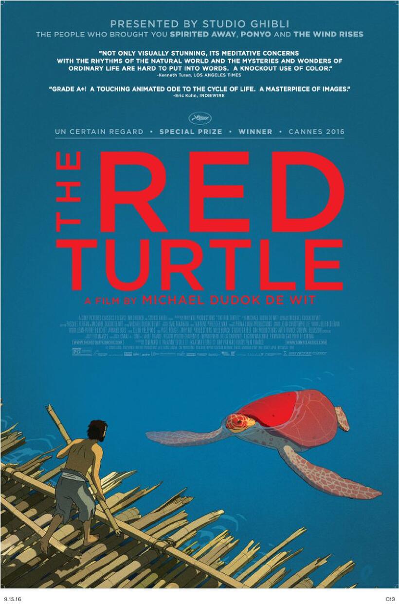 The Red Turtle poster art
