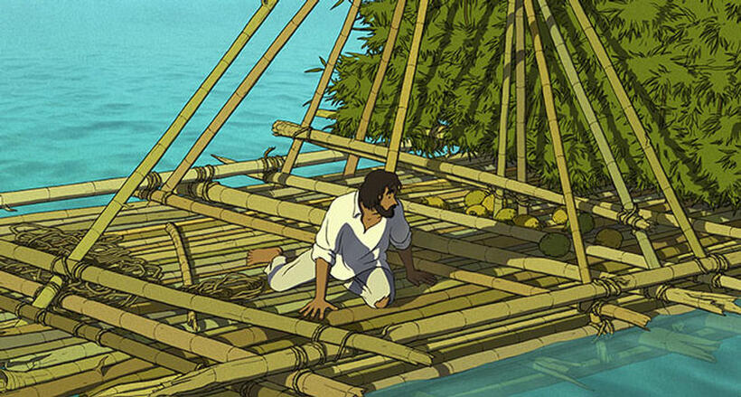 A scene from "The Red Turtle."
