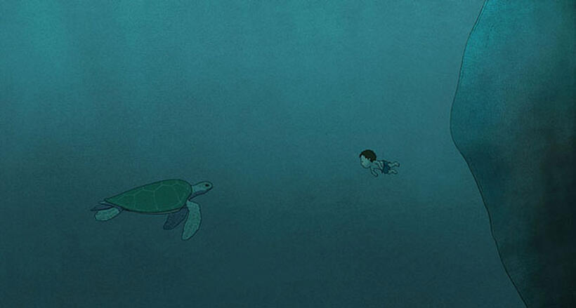 A scene from "The Red Turtle."