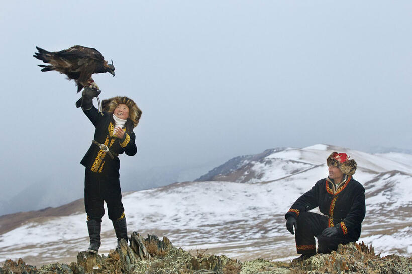 A scene from "The Eagle Huntress."