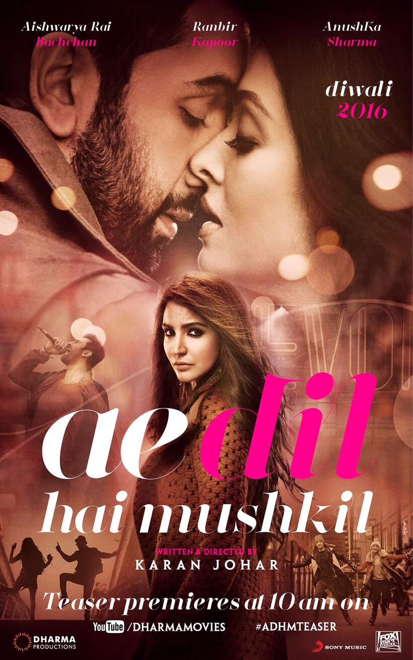 Ae Dil Hai Mushkil poster art