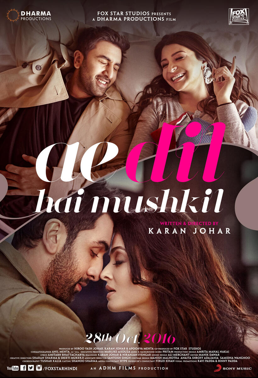 Ae Dil Hai Mushkil poster art