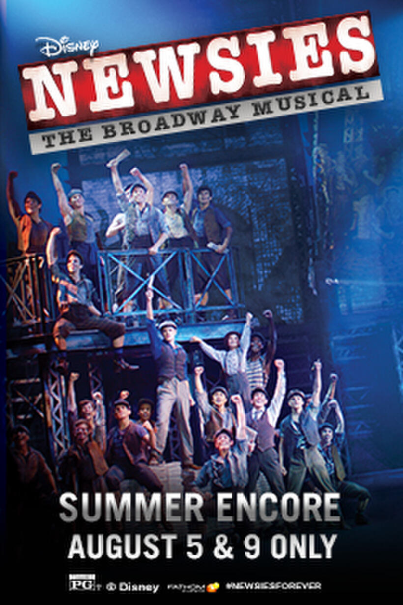 Poster art for "Disney's Newsies: The Broadway Musical!."