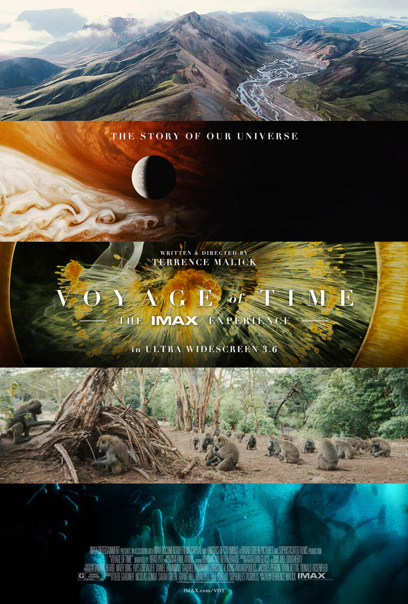 Voyage of Time: The IMAX Experience Ultra-Widescreen poster art