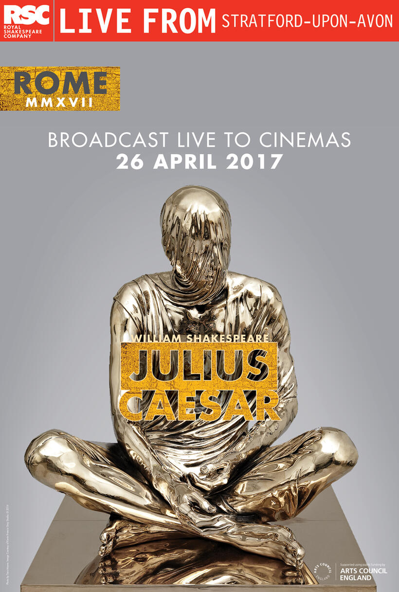 Royal Shakespeare Company Julius Caesar poster art