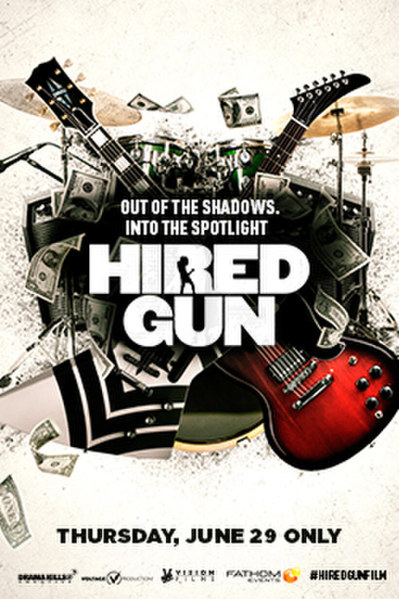 Poster art for "Hired Gun."