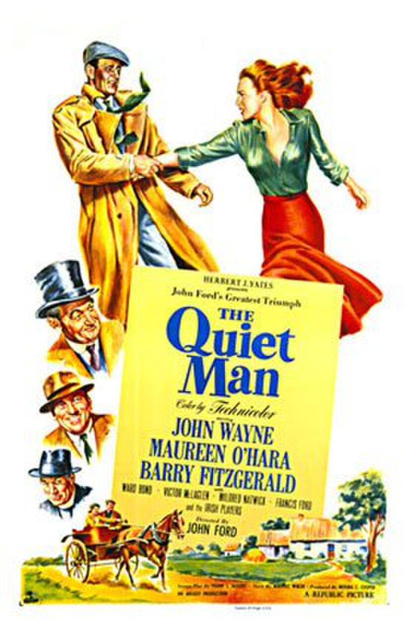 Poster art for "The Quiet Man."