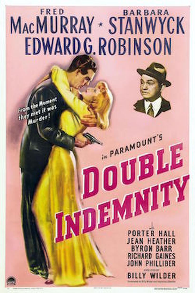 Poster art for "Double Indemnity."