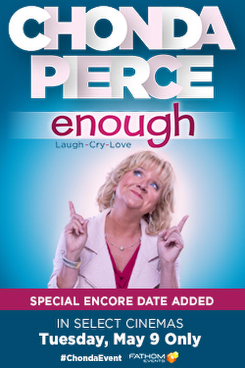Poster art for "Chonda Pierce: Enough."