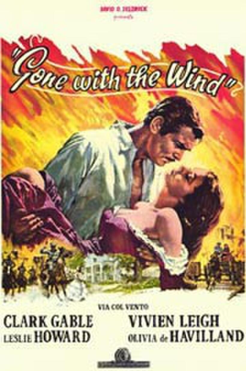Poster art for "Gone with the Wind,"