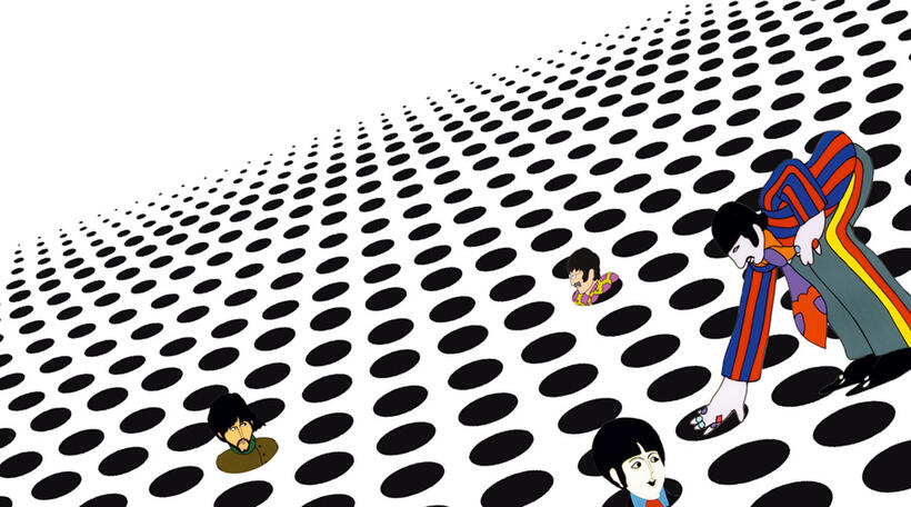 A scene from "Yellow Submarine."