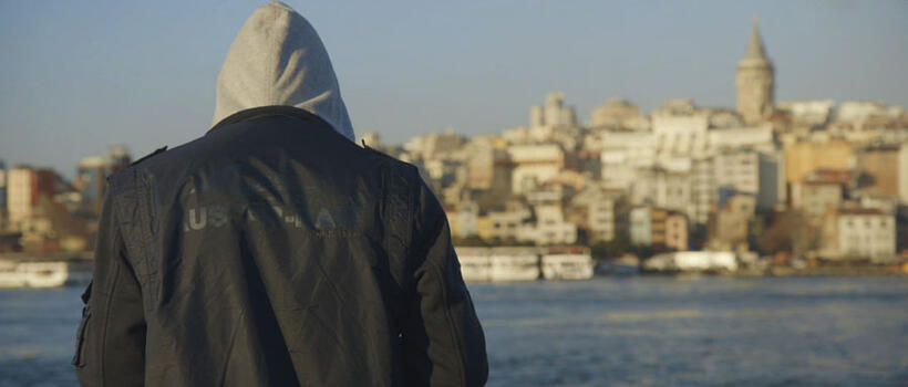 “A scene from Matthew Heineman’s CITY OF GHOSTS. Photo courtesy of Amazon Studios / A&E IndieFilms / IFC Films.”