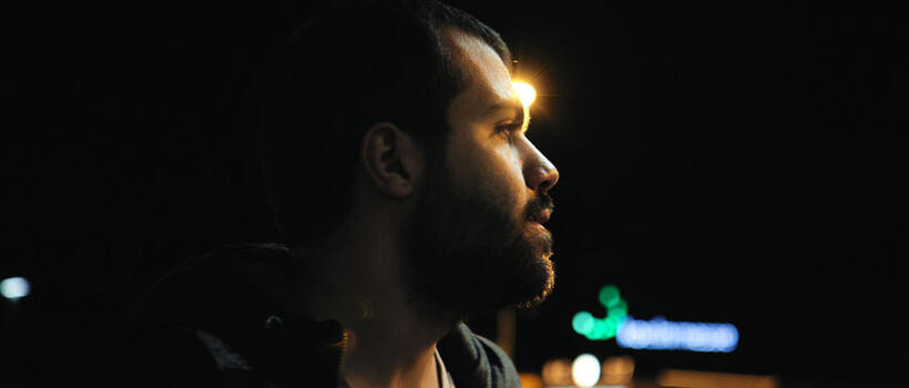 “Hamoud in a scene from Matthew Heineman’s CITY OF GHOSTS. Photo courtesy Studios / A&E IndieFilms / IFC Films.”