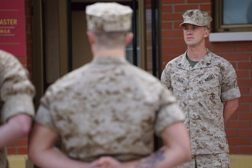Tom Felton stars as Andrew Dean in Gabriela Cowperthwaite's MEGAN LEAVEY, a Bleecker Street release.