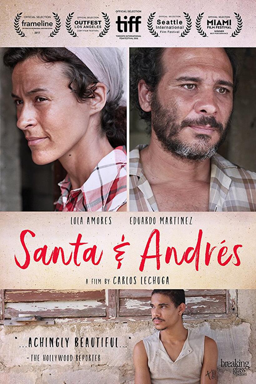 Santa & Andres poster art