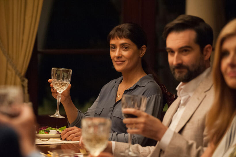 A scene from "Beatriz at Dinner."