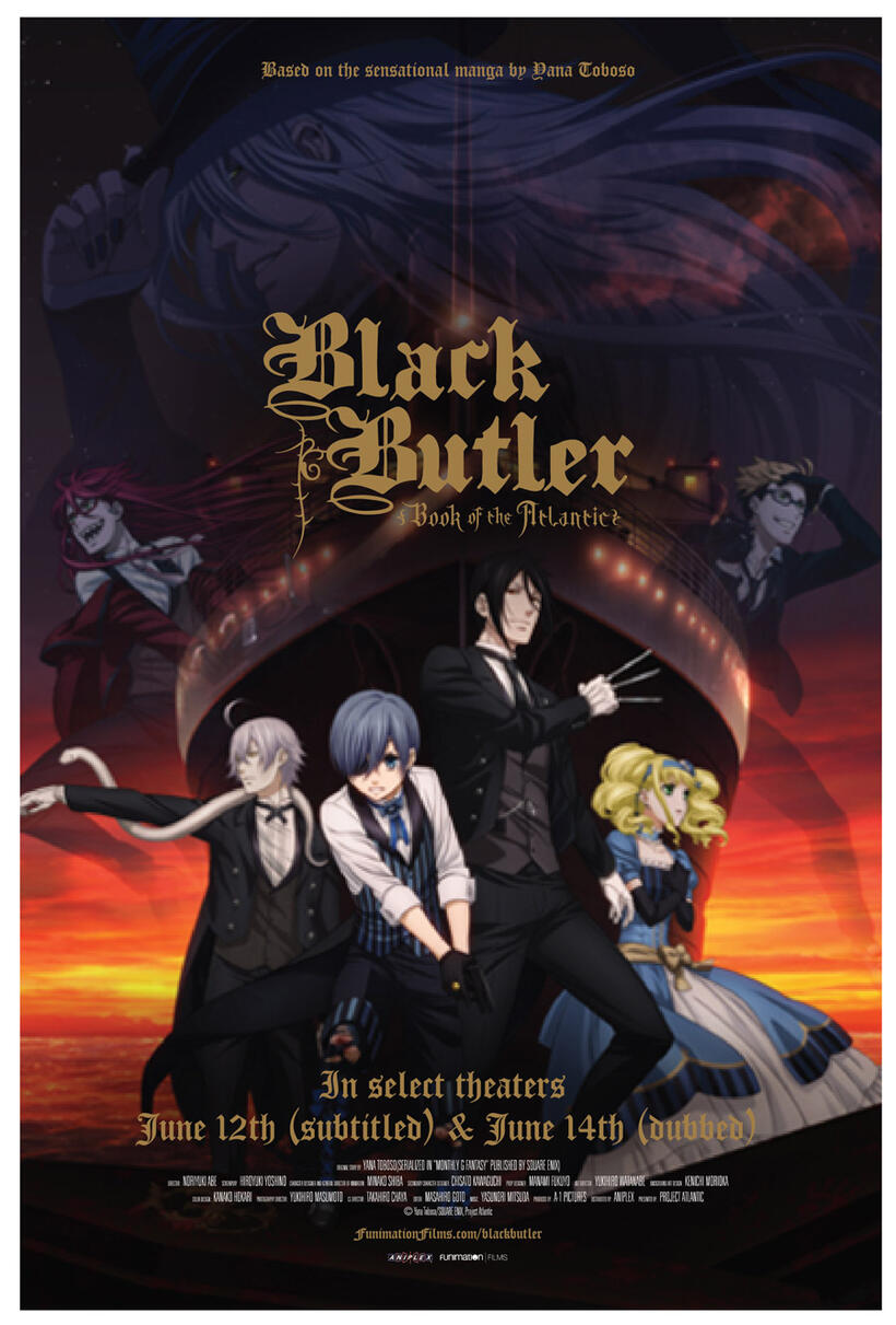 Black Butler: Book of the Atlantic poster art