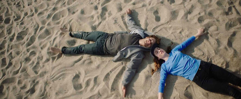 Adam Pally as Ben and Zoe Lister-Jones as Anna in "Band Aid."