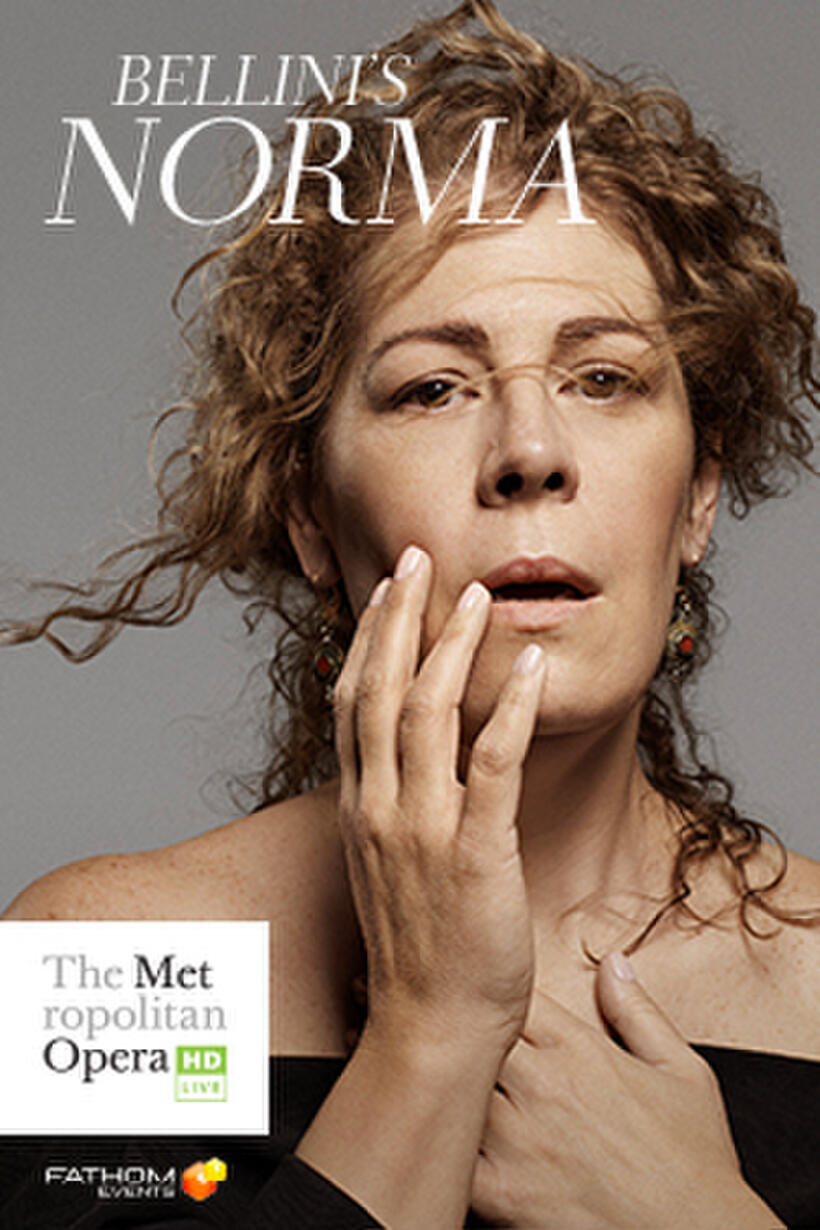 Poster art for "The Metropolitan Opera: Norma Encore."