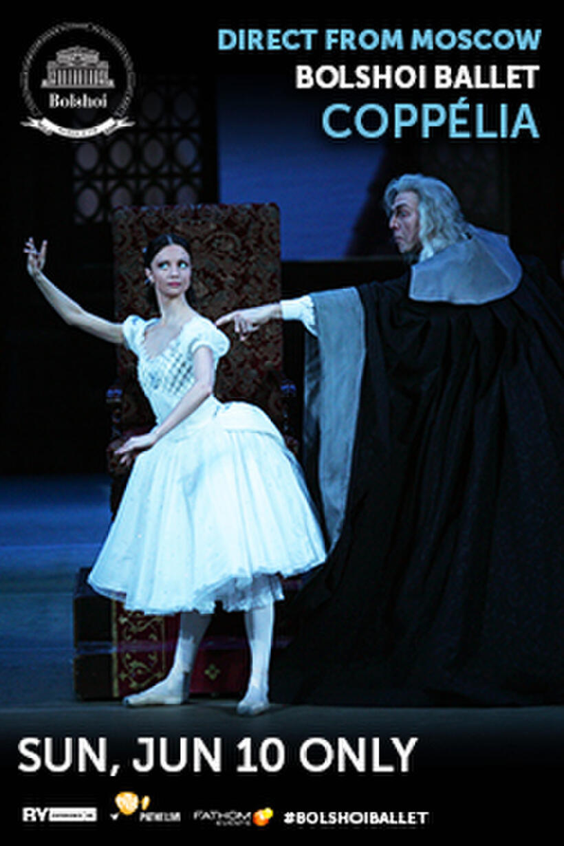 Poster art for "Bolshoi Ballet: Coppelia."