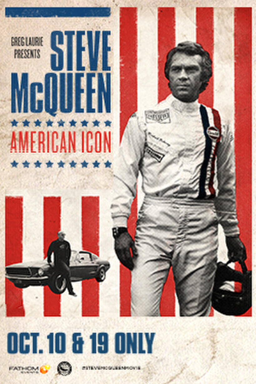 Poster art for "Steve McQueen: American Icon."