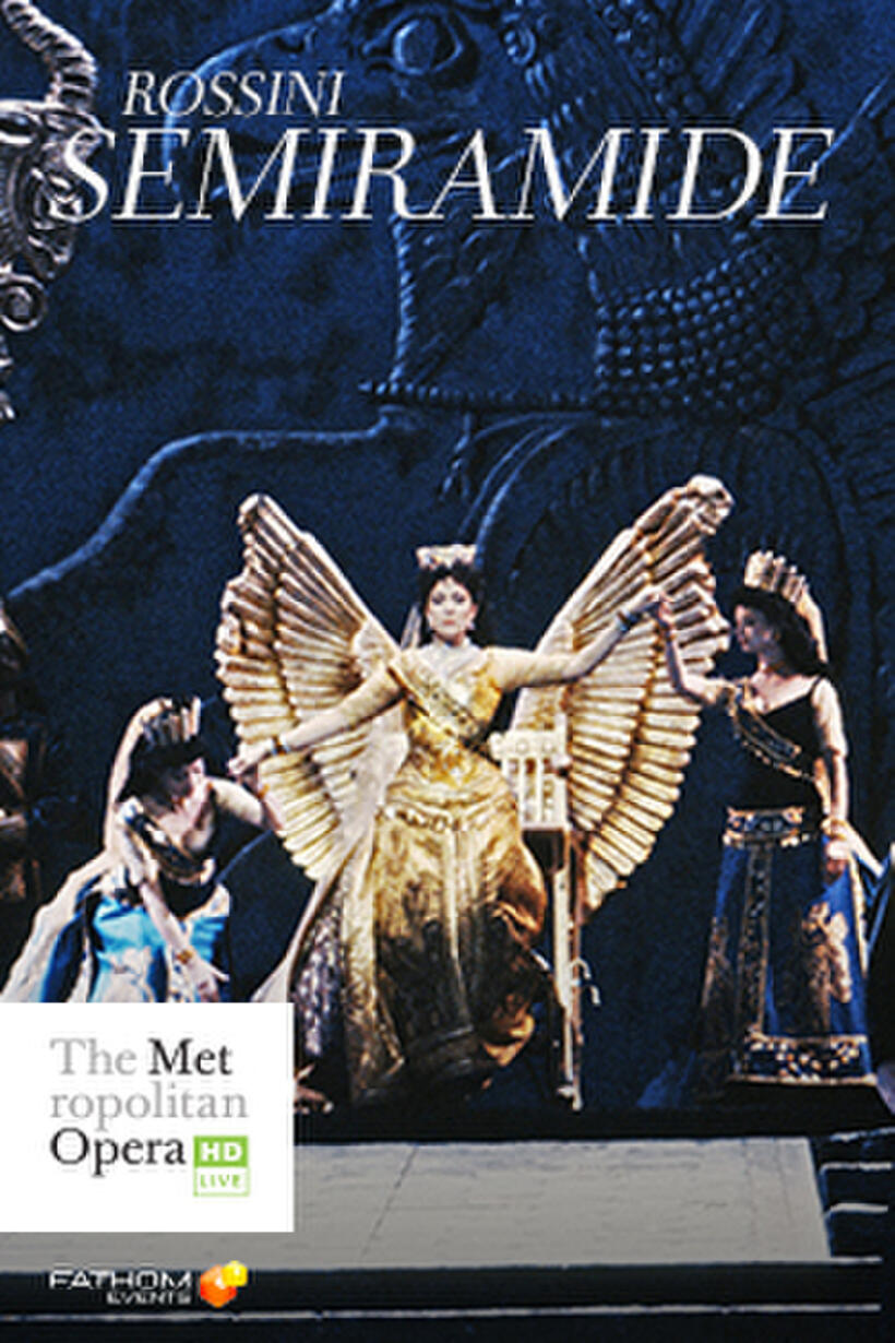 Poster art for "The Metropolitan Opera: Semiramide."