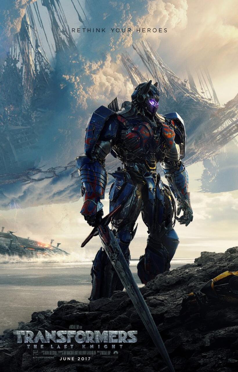 Transformers: The Last Knight poster art