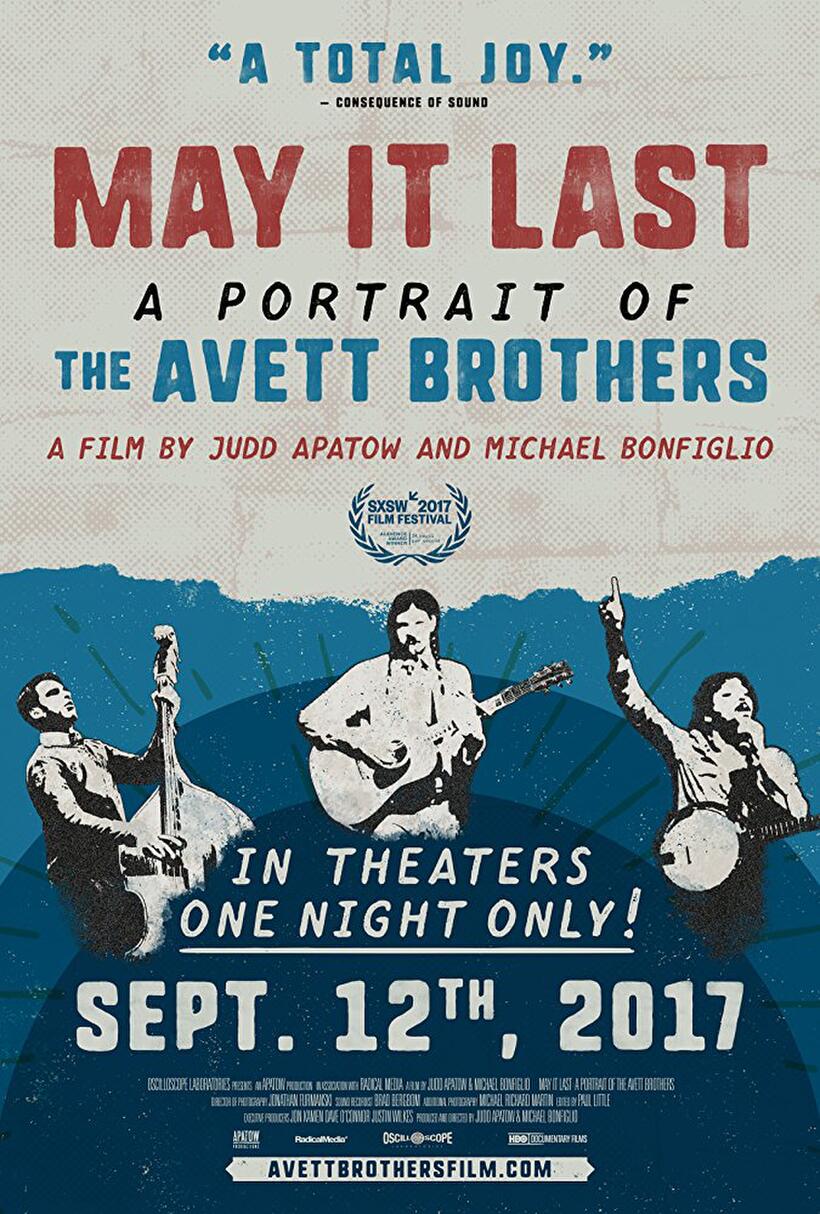 May It Last: A Portrait Of The Avett Brothers poster art