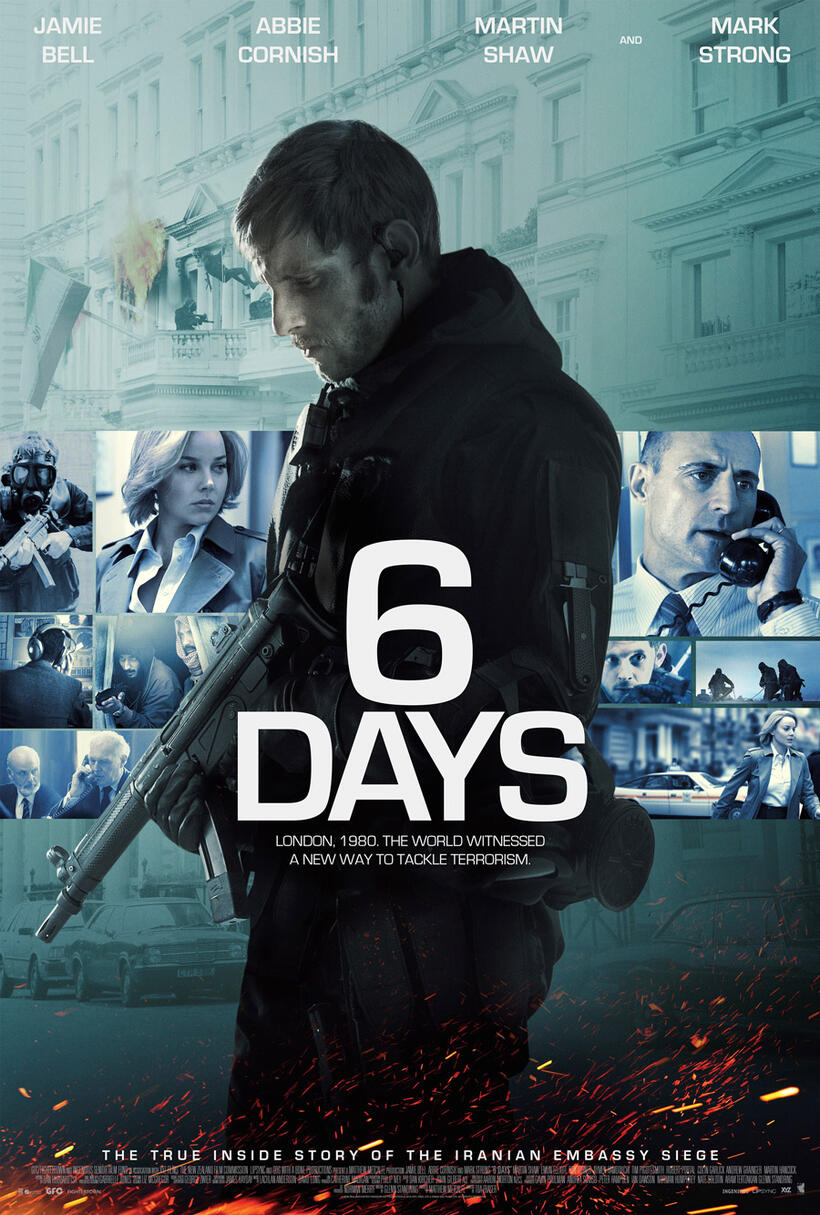 6 Days poster art