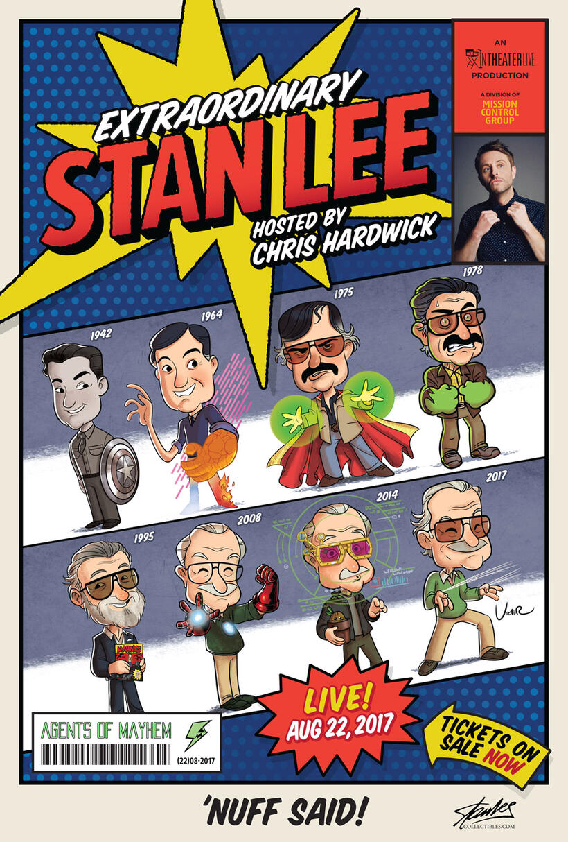 Extraordinary: Stan Lee poster art