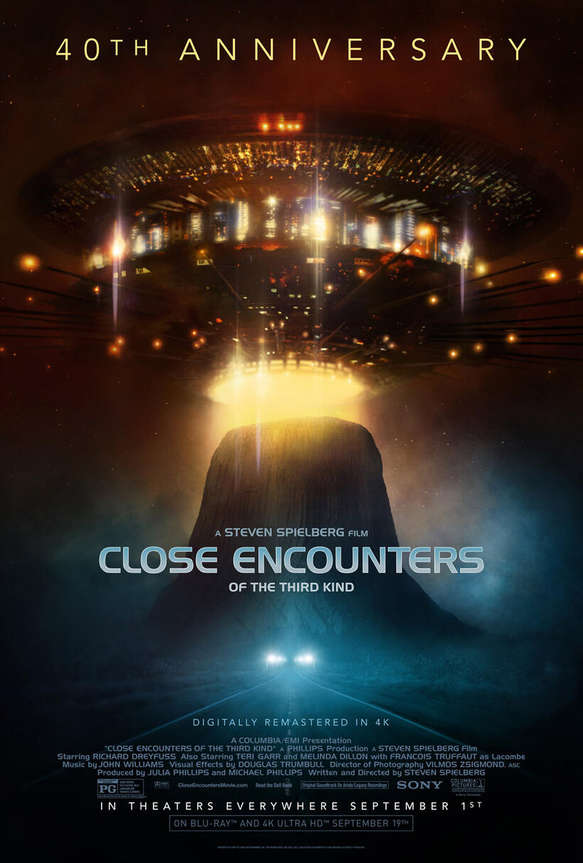 Close Encounters of the Third Kind 40th Anniversary poster art