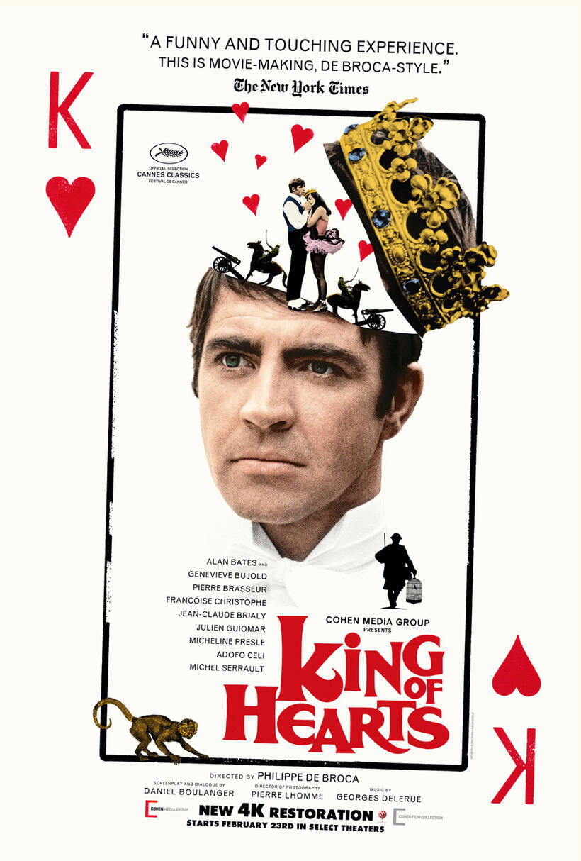 King of Hearts poster art