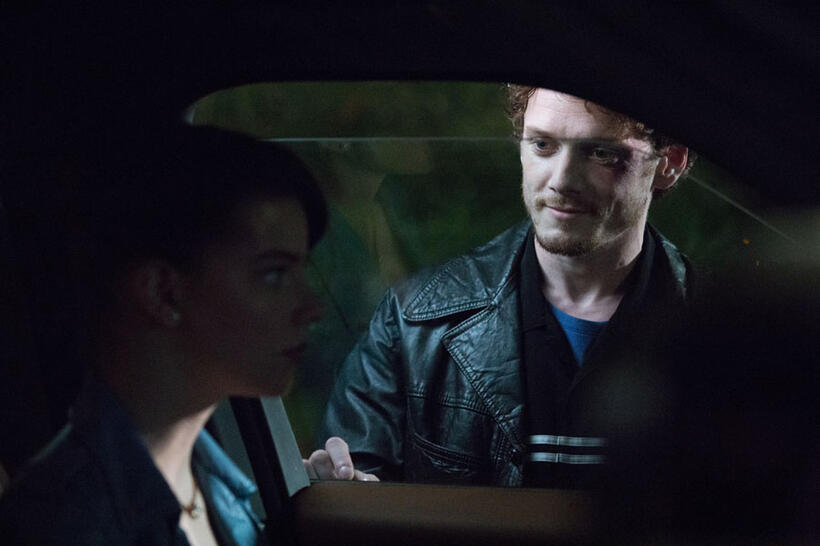 Anya Taylor-Joy stars as Lily and Anton Yelchin as Tim in THOROUGHBREDS, a Focus Features release.