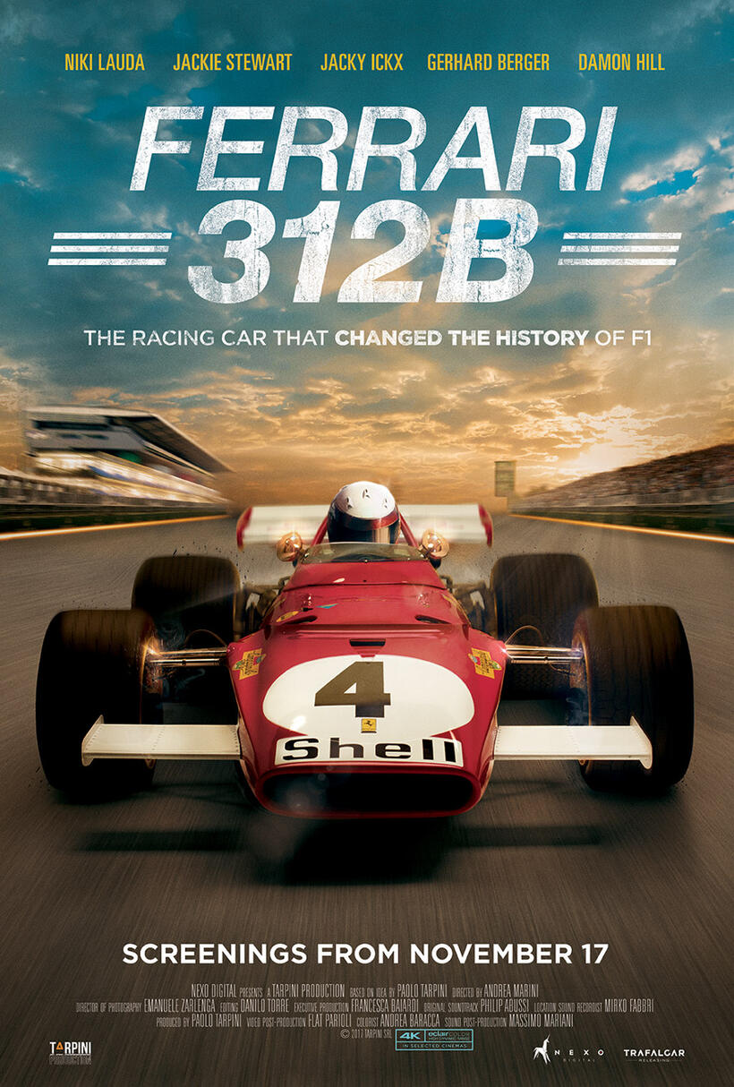Ferrari 312B poster art