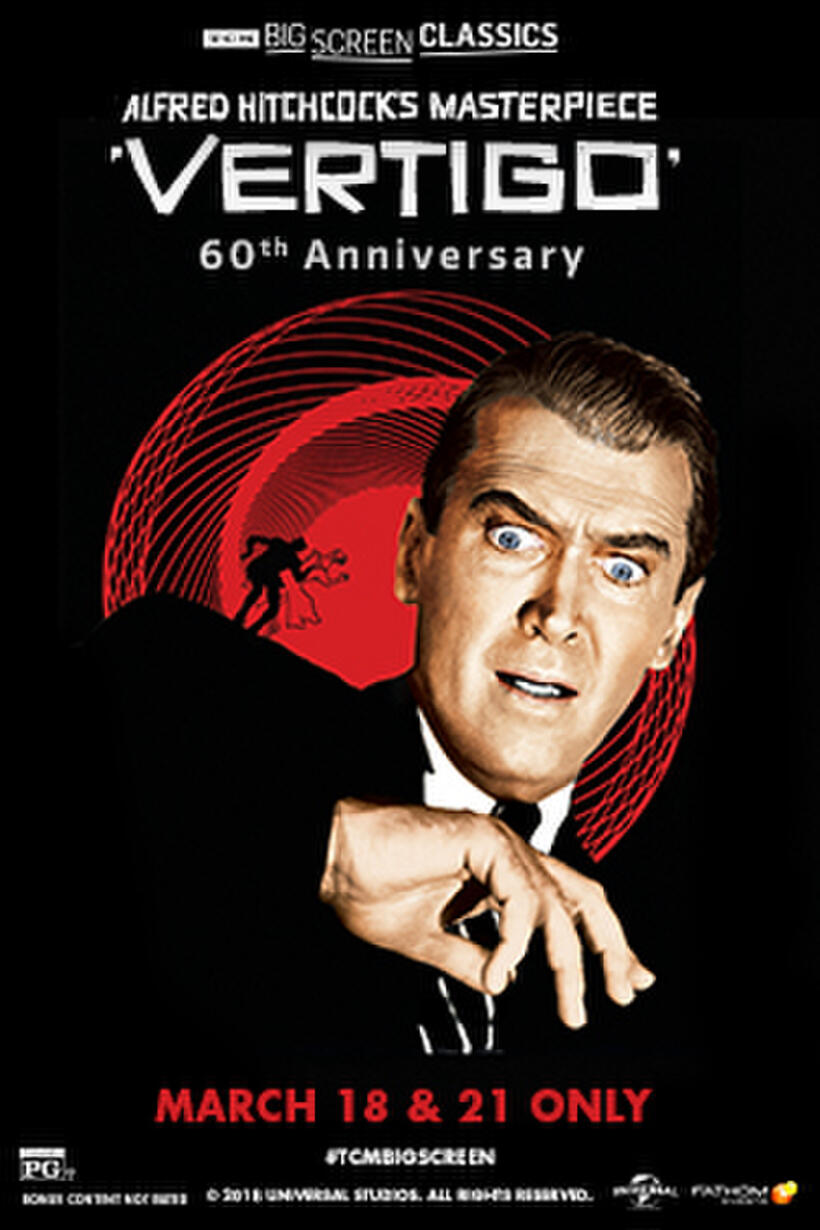 Poster art for "Vertigo 60th Anniversary (1958) presented by TCM."