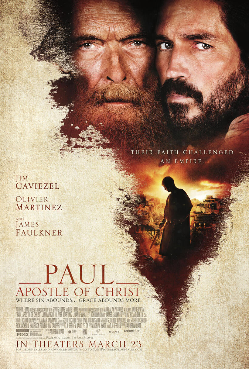Paul: Apostle of Christ poster art