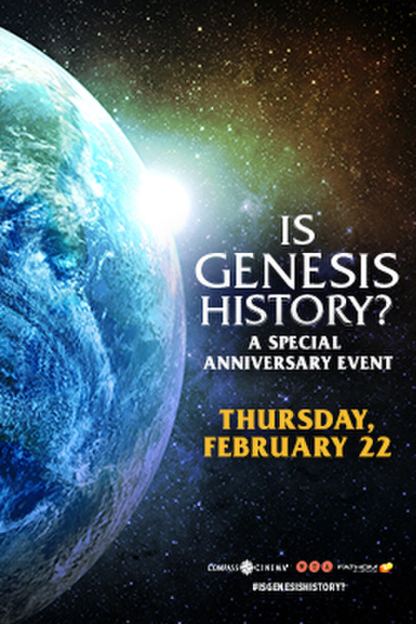 Poster art for " Is Genesis History? Anniversary Event."