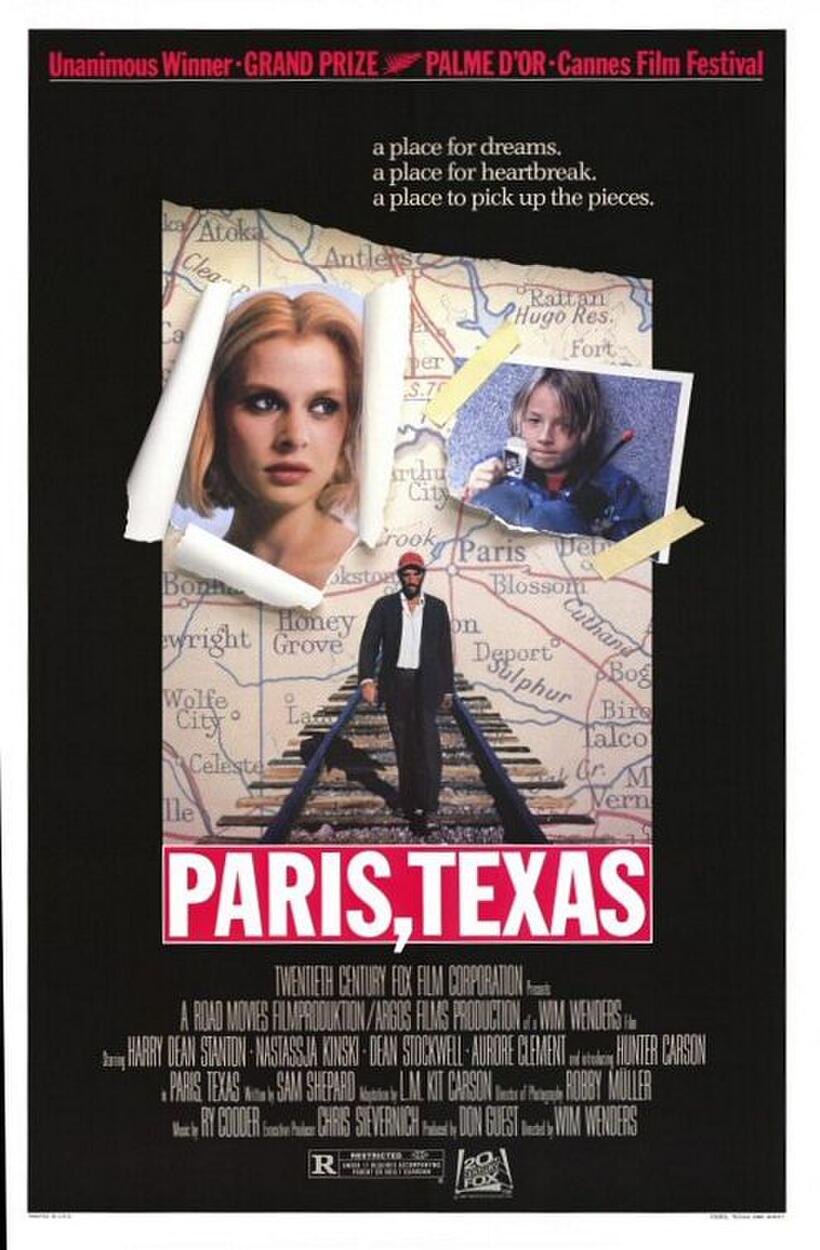 Poster art for "Paris, Texas."
