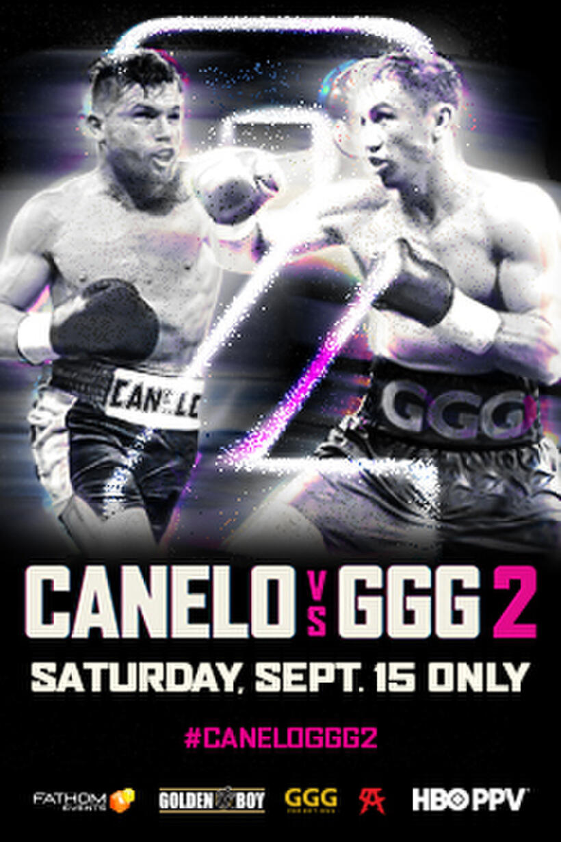 Poster art for "Canelo vs. GGG 2".