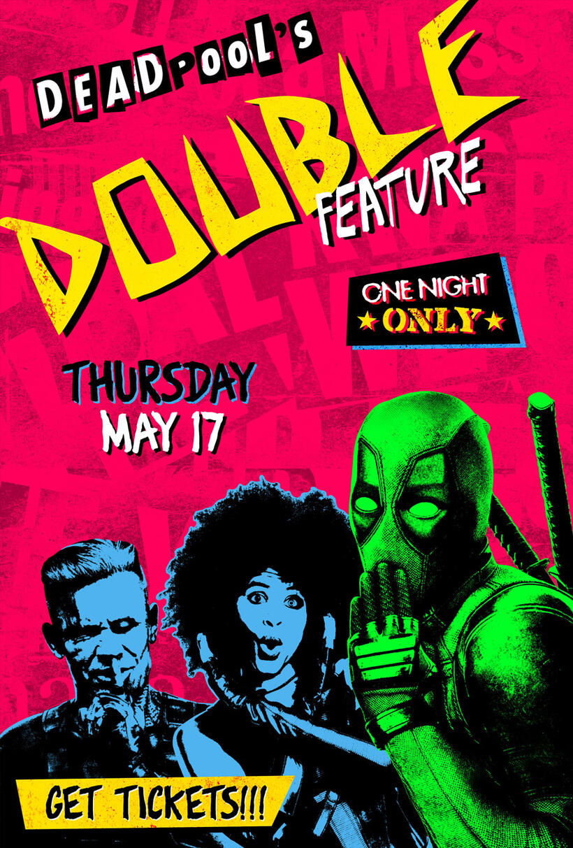 Deadpool's Double Feature poster art