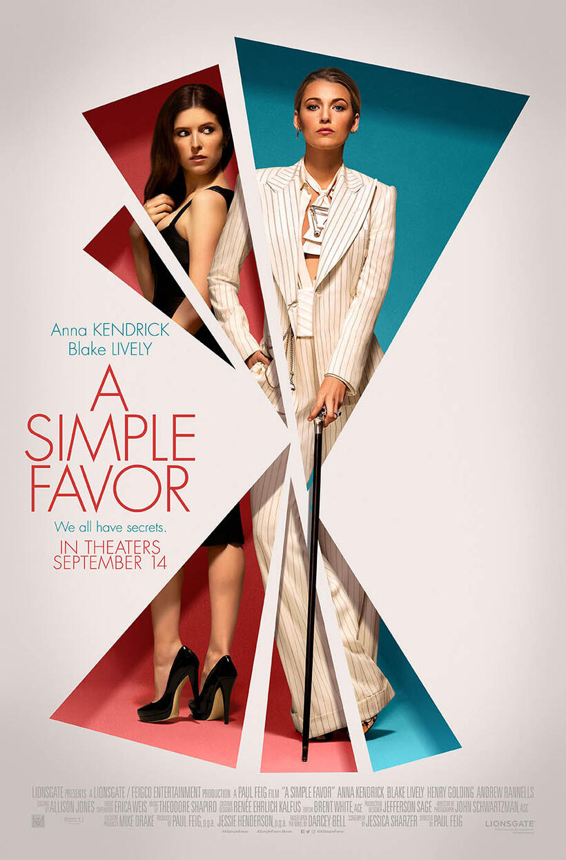 A Simple Favor poster art