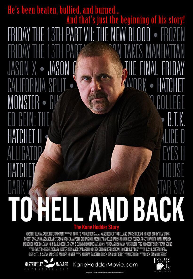 To Hell And Back: The Kane Hodder Story poster art