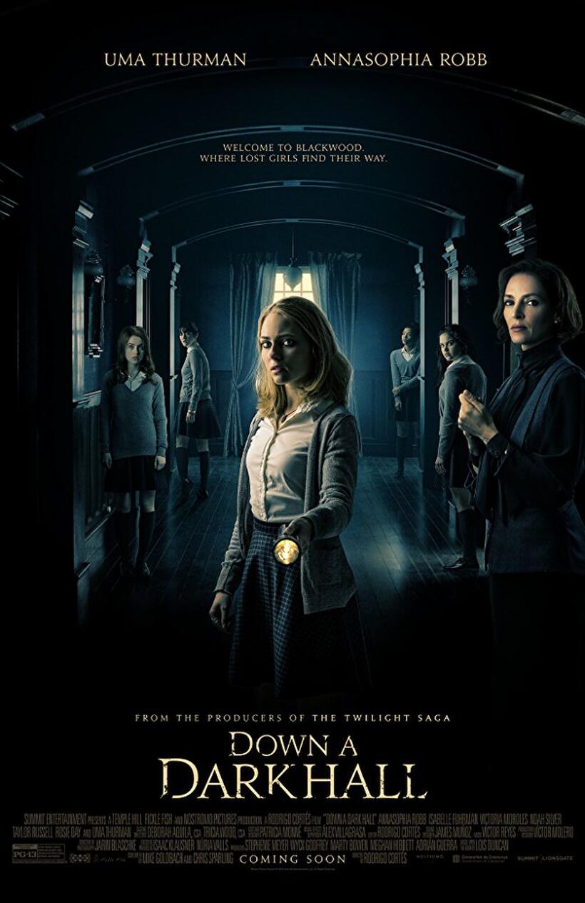 Down A Dark Hall poster art