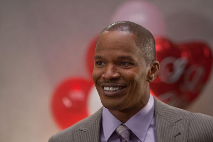 Jamie Foxx as Kelvin Moore in "Valentine's Day."