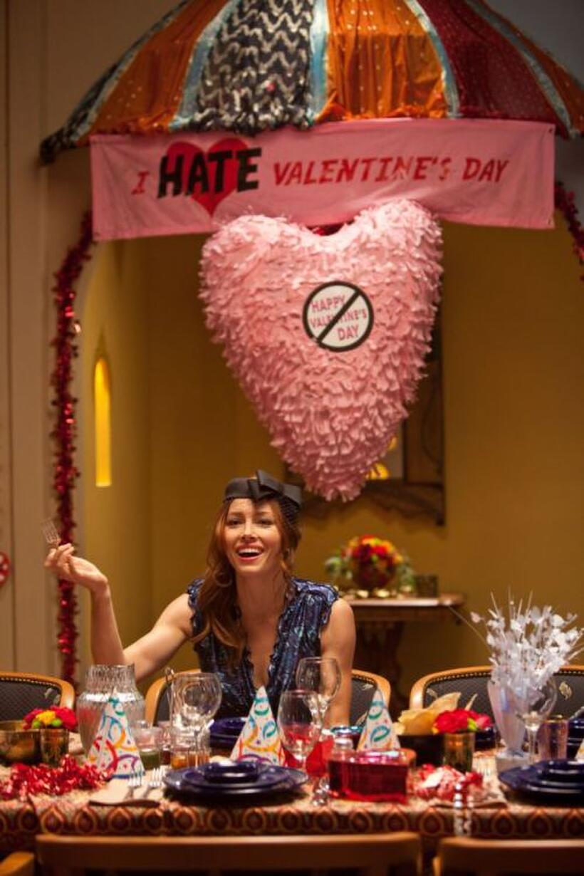 Jessica Biel as Kara Monahan in "Valentine's Day."