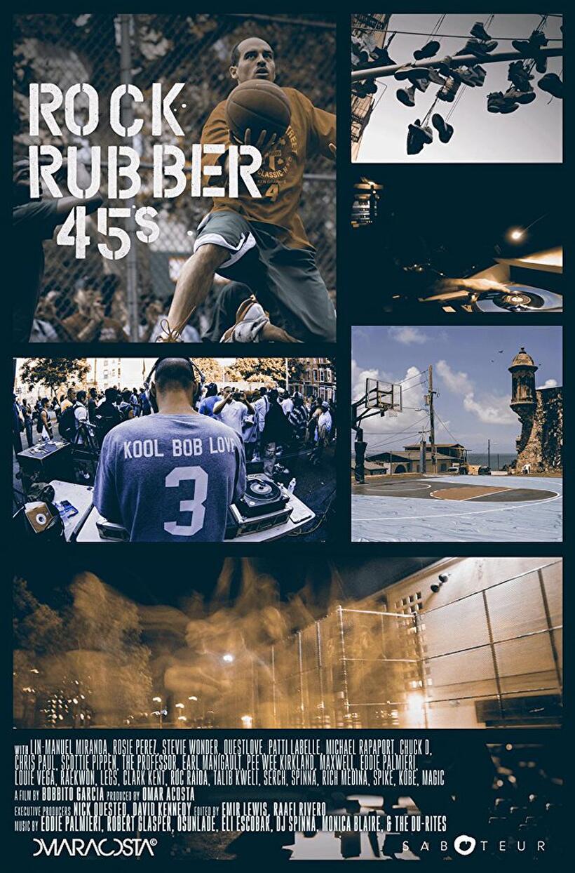 Rock Rubber 45s poster art