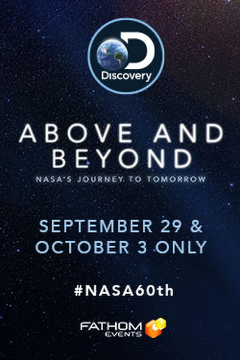 Poster art for "Above and Beyond: NASA's Journey to Tomorrow".