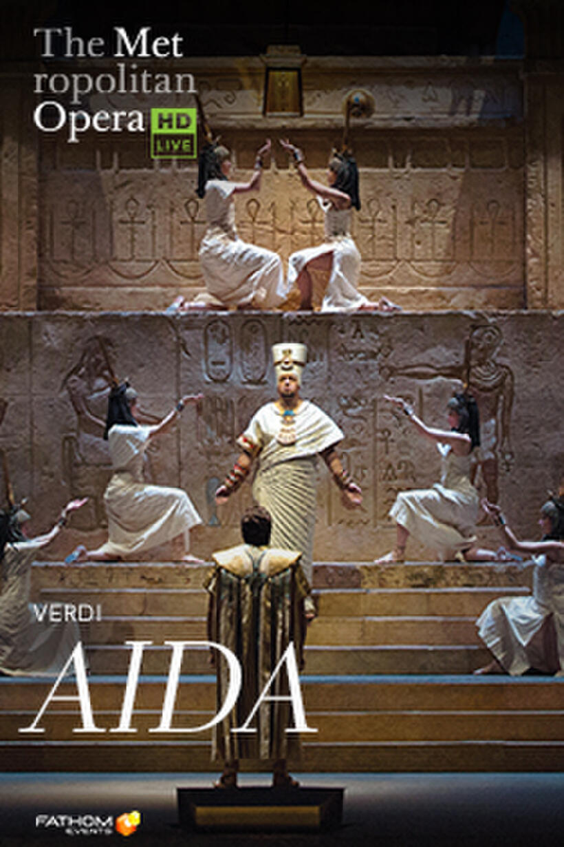 Poster art for "The Metropolitan Opera: Aida Encore".