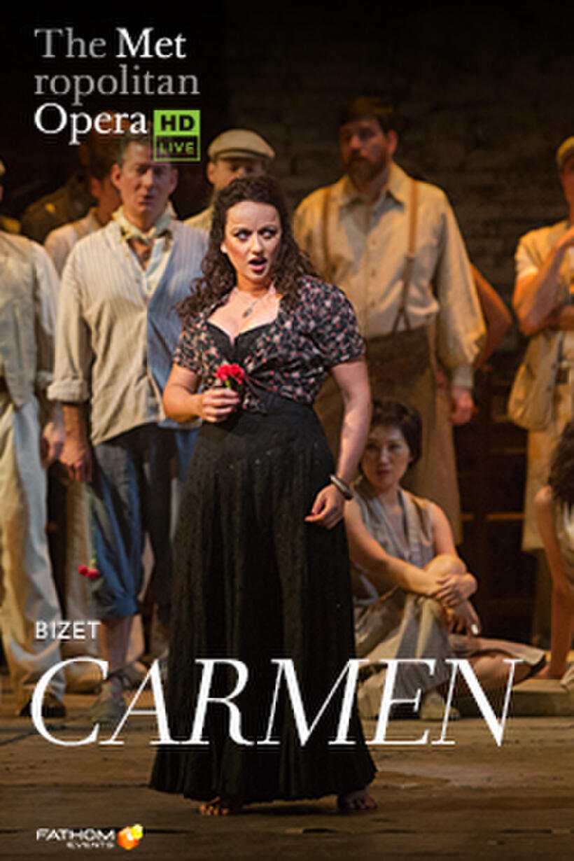 Poster art for "The Metropolitan Opera: Carmen Encore".